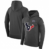 Men's Houston Texans Anthracite Nike Crucial Catch Performance Hoodie,baseball caps,new era cap wholesale,wholesale hats